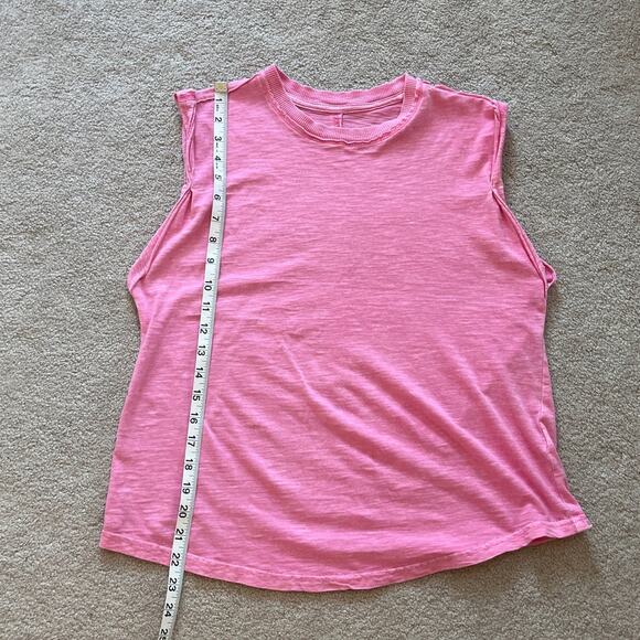 Pilcro Anthropologie Pink Sleeveless Muscle Tank Top Size Small Beach Casual - Picture 5 of 5